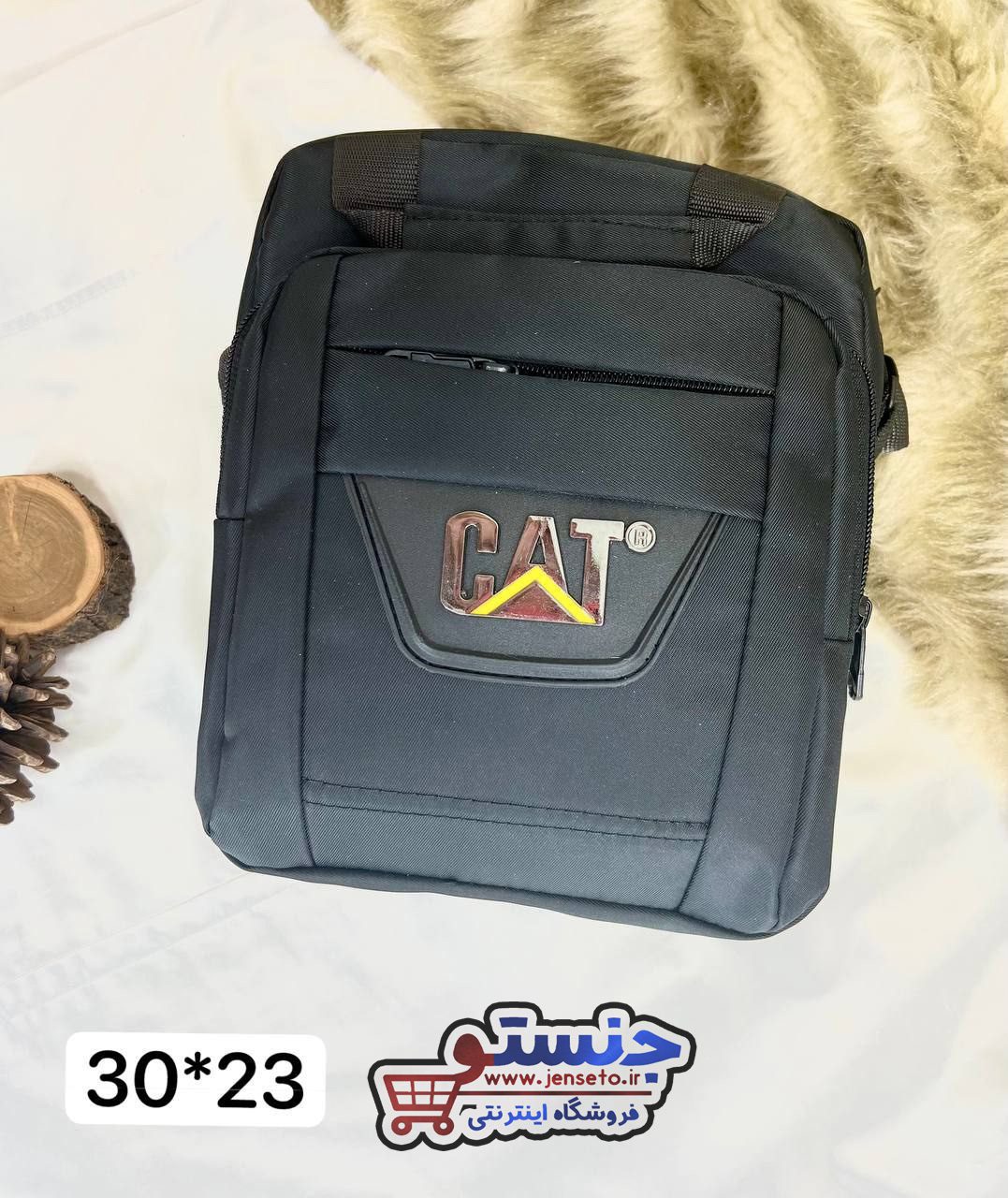 کیف دوشی مردانه cat برزنتی men bag کد 621