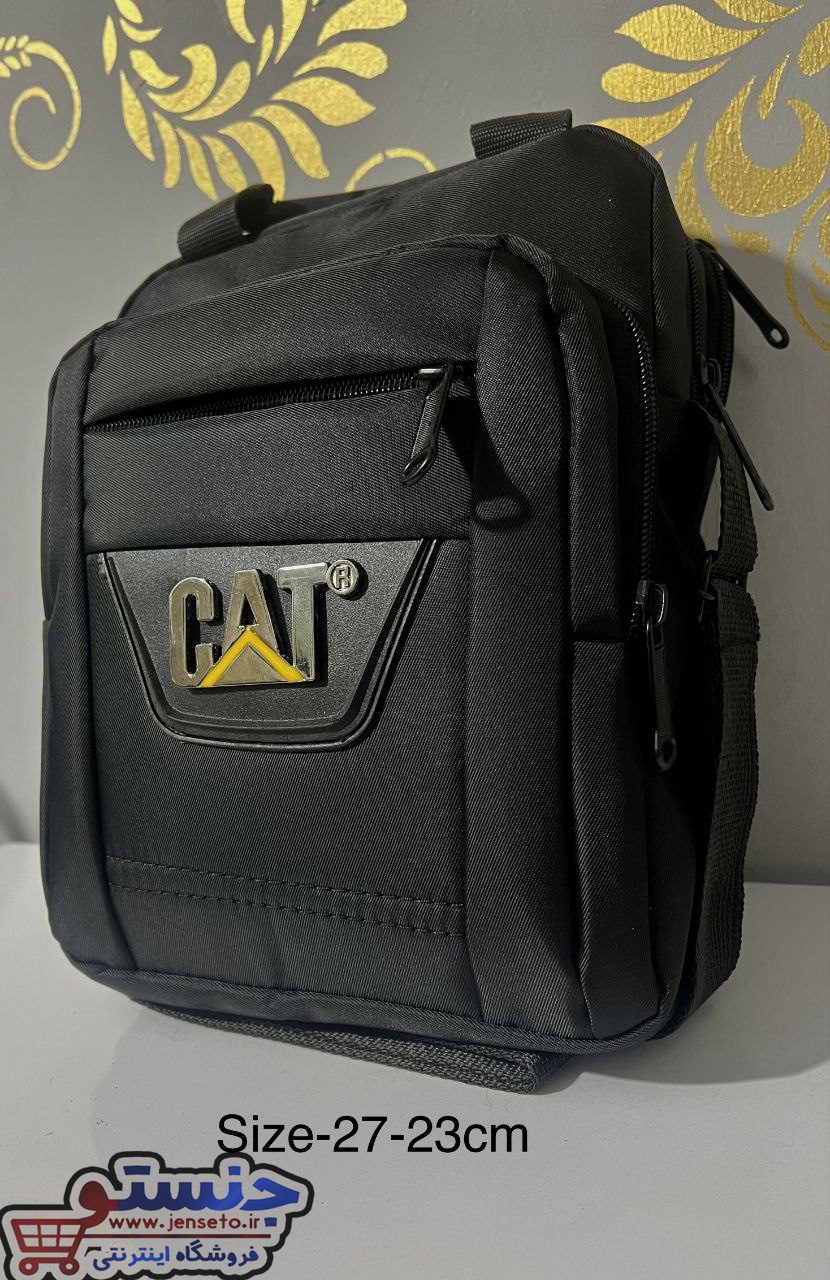کیف دوشی مردانه cat برزنتی men bag کد 621