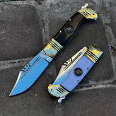 چاقو 8 دنده ای ساخت زنجان ضد زنگ سیاوش بیات