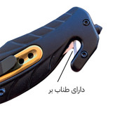 چاقوی جیبی f90 طلایی بوکر اصلی با جعبه