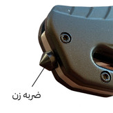 چاقوی جیبی f90 طلایی بوکر اصلی با جعبه
