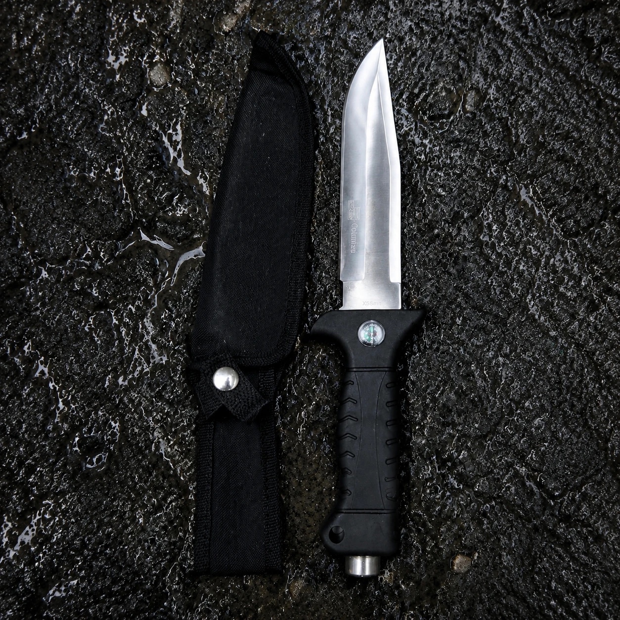 چاقوی شکاری کلمبیا کد X58 اتصال به کمر