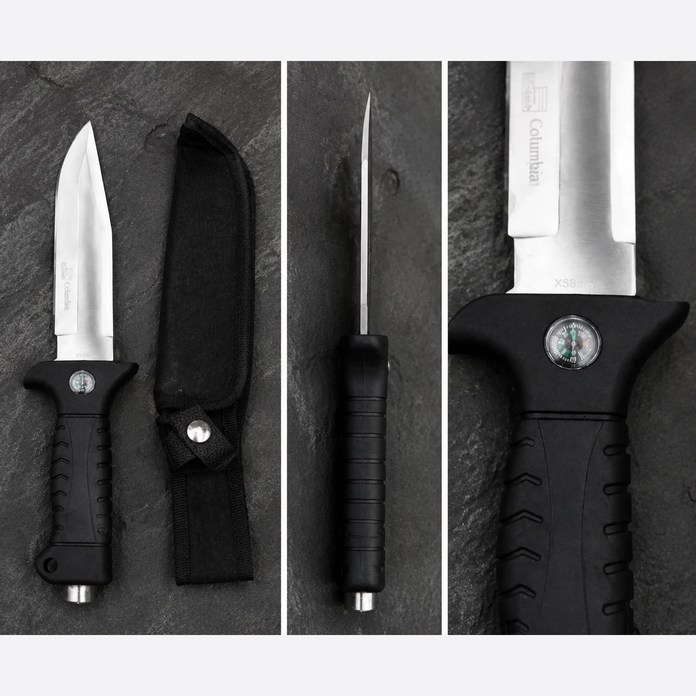 چاقوی شکاری کلمبیا کد X58 اتصال به کمر