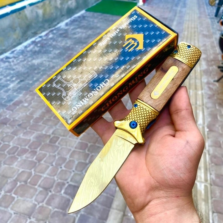 چاقو جیبی چانگ مینگ طلایی