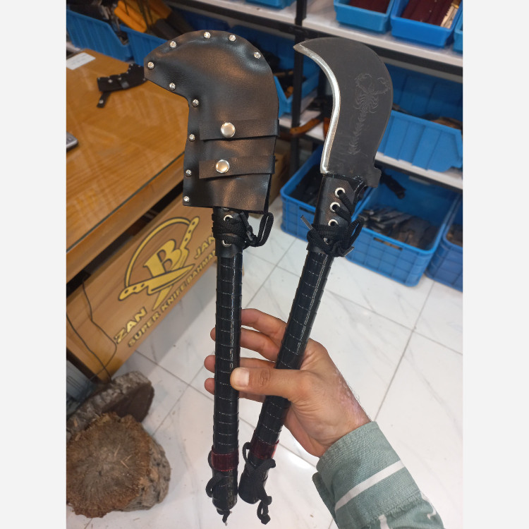 چاقو دهره باغ و طبیعت فولاد ساخت زنجان