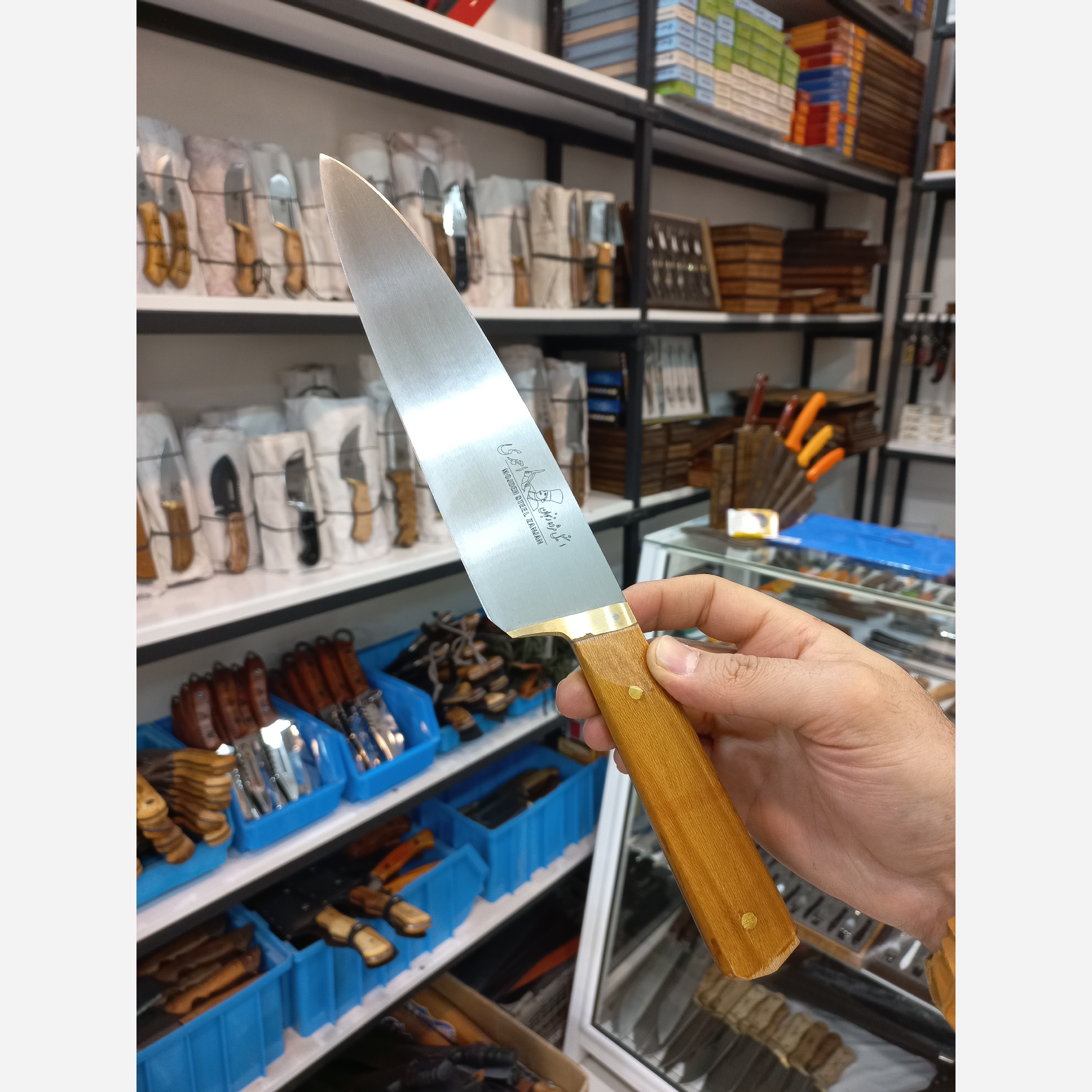 چاقو آشپزخانه ضدزنگ مژده زنجان احمدی