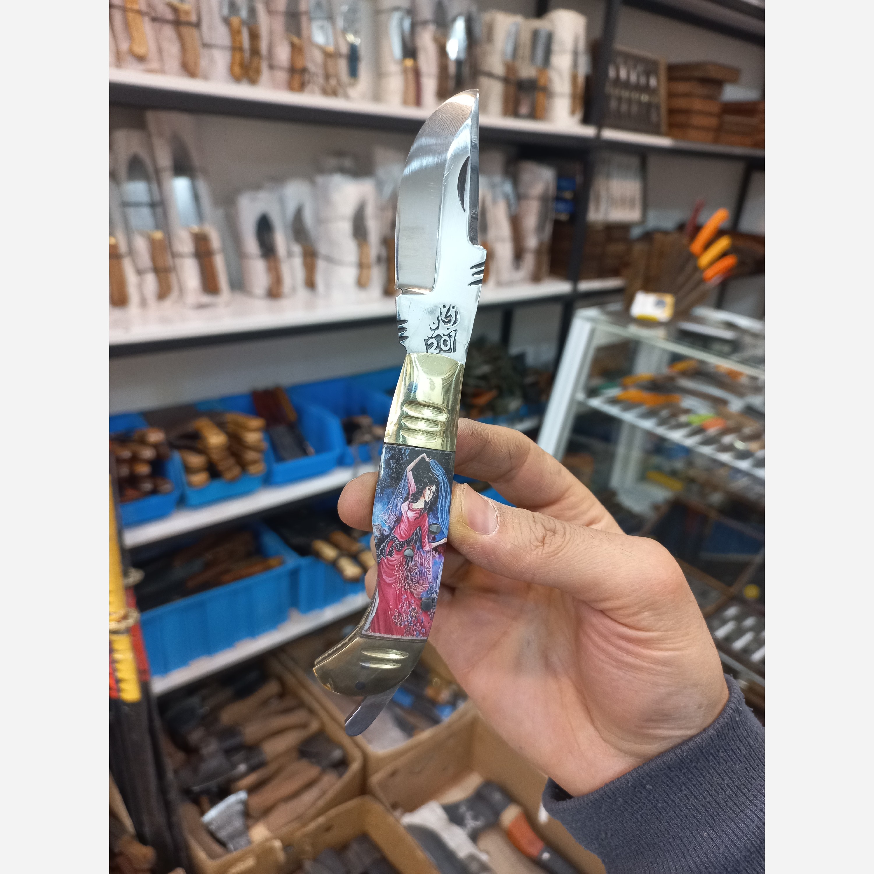 چاقو دنده ای استاد رشیدنیا 6دنده زنجان