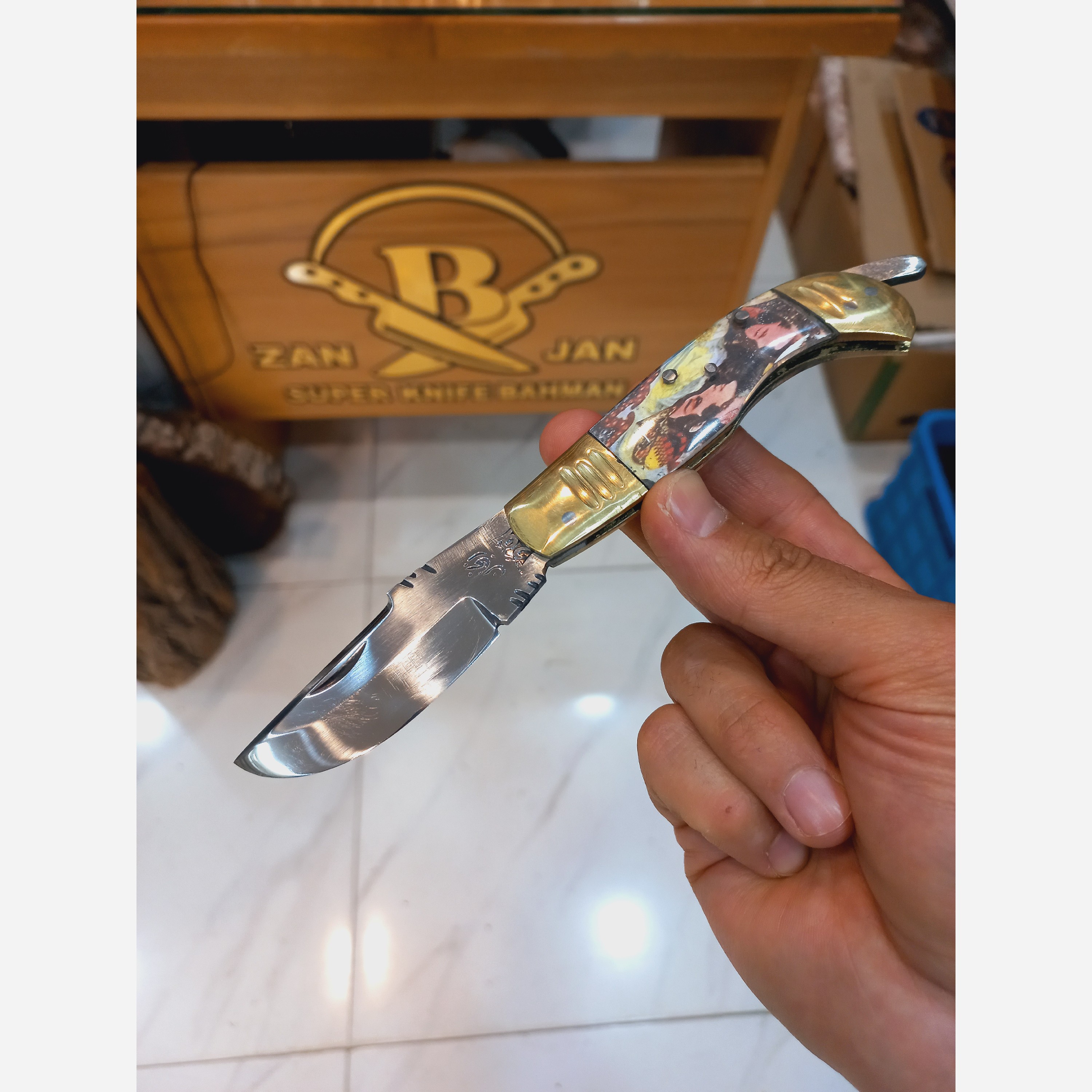 چاقو دنده ای استاد رشیدنیا 6دنده زنجان