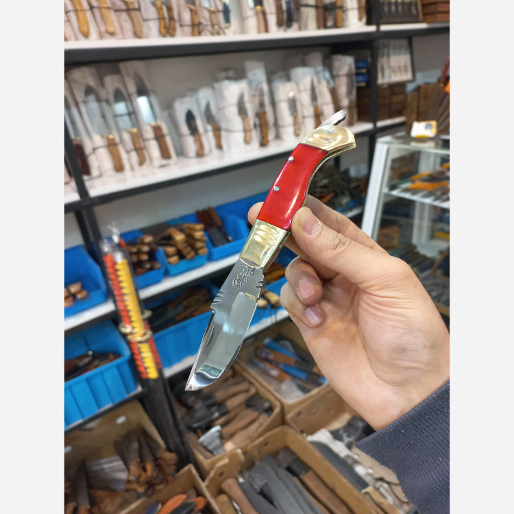 چاقو 6دنده فولاد رشیدنیا زنجان