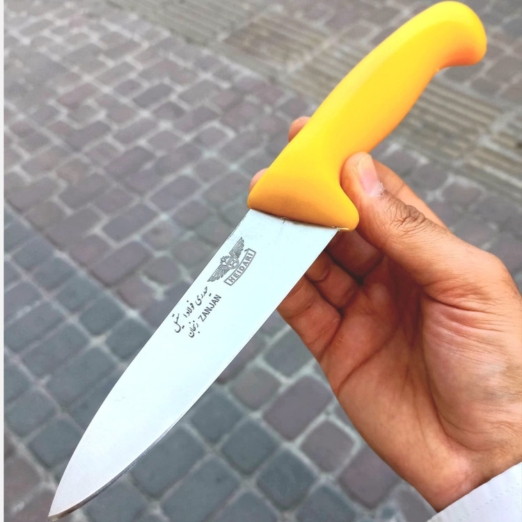 چاقوی آشپزخانه ضدزنگ استاد حیدری زنجان