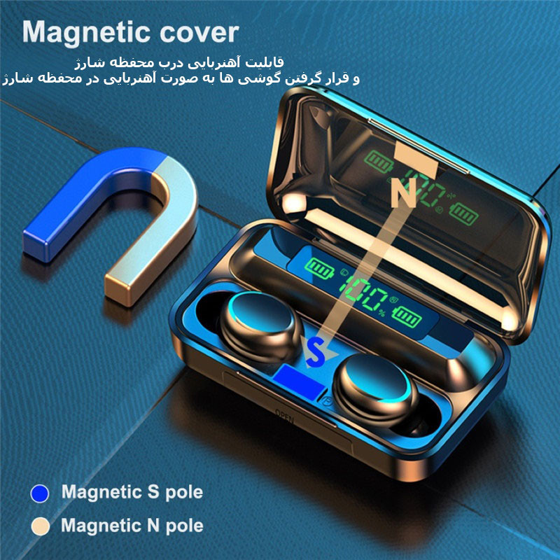 هدست بلوتوثی مدل airpod F9 TANKyou