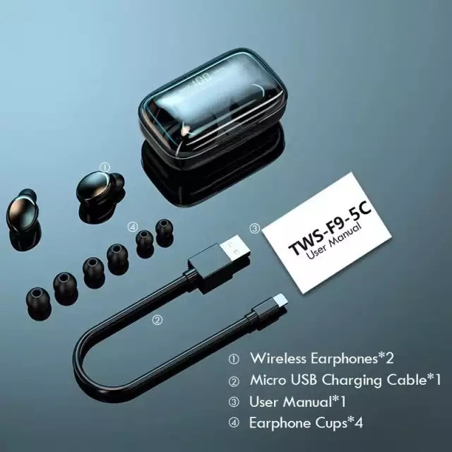 هدفون بلوتوثی مدل TWSF9V5.1
