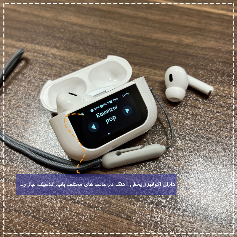 هندزفری بلوتوثی مدل AirPods Touch Noice Cancelling