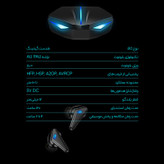 هدفون بلوتوثی مدل K55 بدون نویز کنسلینگ، درگاه شارژ USB Type-C، پشتیبانی از فرمان لمسی، دارای سه میکروفون، مقاومت در ...
