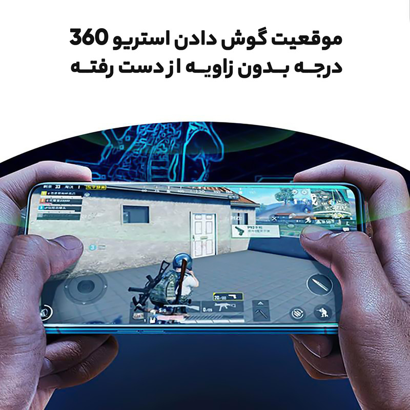هدفون بلوتوثی مدل K55 با قابلیت حذف نویز ANC، درگاه شارژ USB Type-C، دارای کنترل لمسی روی گوشیها، حالت Gaming، مقاومت...