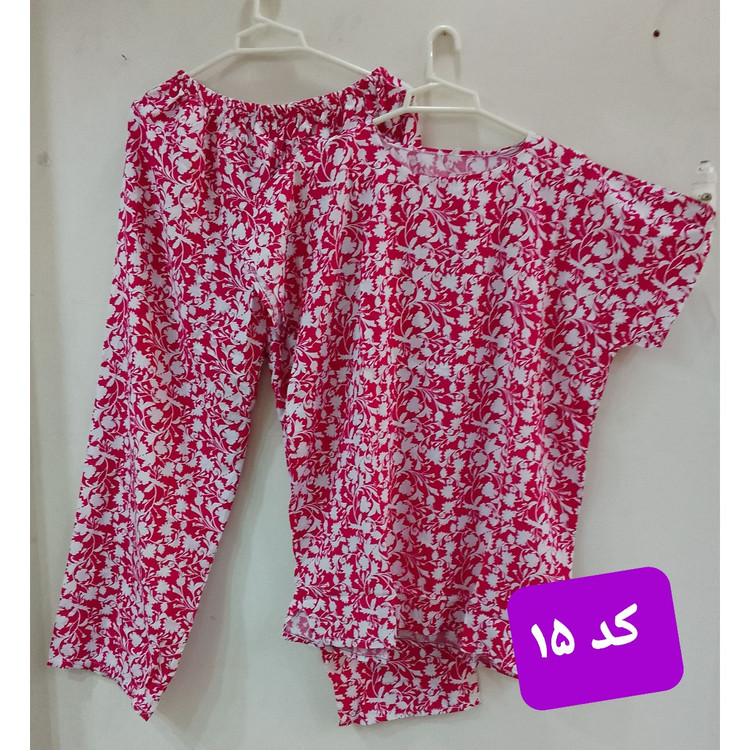 ست تیشرت شلوار زنانه جنس تمام نخی آزاد جنس کیفیت عالی قواره بزرگ فری سایزه تا سایز 56 میخوره به هر سایزی ارسال رایگان