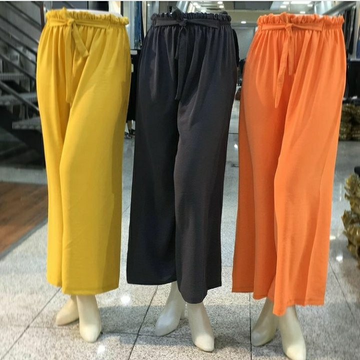 دامن شلوار ابروبادی زنانه قواره بزرگه ویژه فری سایزه فول کشه از سایز 50 تاسایز 60 میخوره به هر سایزی راحت ارسال رایگان