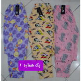 پک 3 عددی شلوار گیاهی زنانه خارجی فری سایزه فول کشه از سایز 40 تا سایز 50 میخوره به هر سایزی راحت با ارسال رایگان