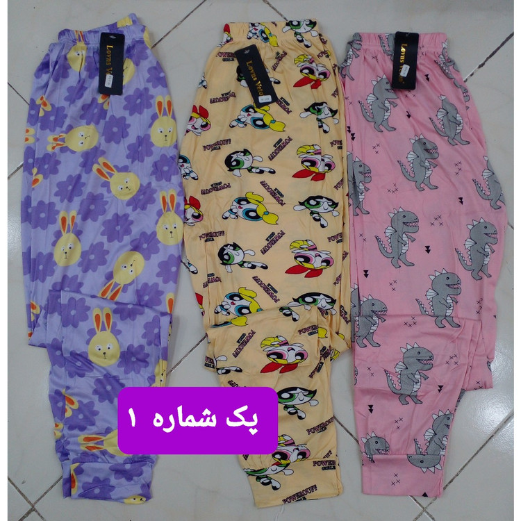 پک 3 عددی شلوار گیاهی زنانه خارجی فری سایزه فول کشه از سایز 40 تا سایز 50 میخوره به هر سایزی راحت با ارسال رایگان