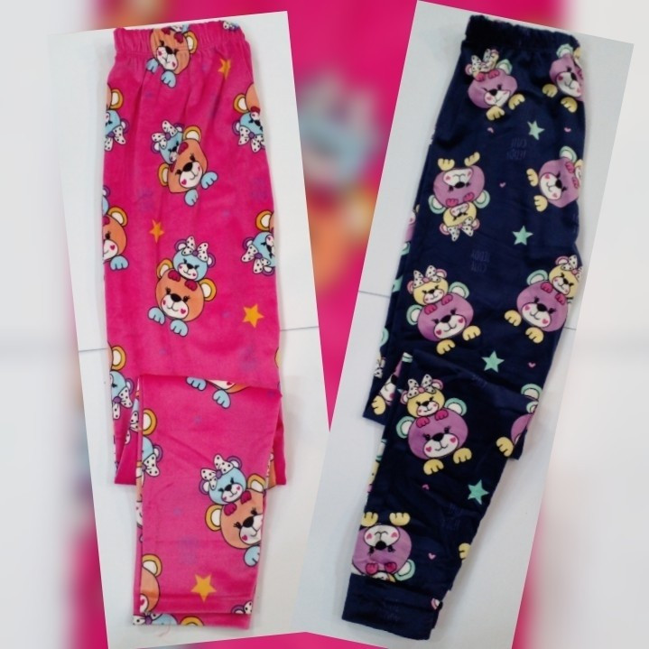 شلوار مخمل دخترانه و زنانه طرح عروسکی خارجی فری سایزه فول کشه از سایز 36 تا سایز 48 میخوره به هر سایزی ارسال رایگان