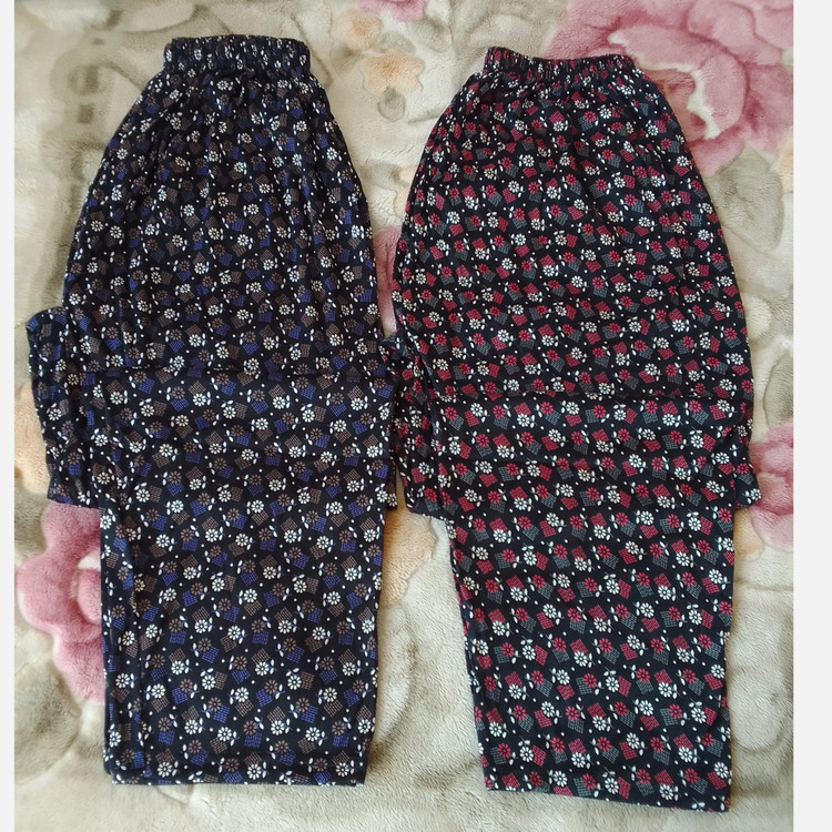 شلوار زنانه راحتی نخی تنخور نرم لطیف عالی فری سایز از 40 تاسایز58 و از دور کمر 80 تا 110 میخوره قد 100باارسال رایگان
