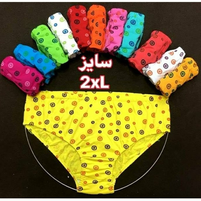 پک 3 تایی شورت زنانه تمام نخی جنس کیفیت عالی رنگبندی در سه سایز دوایکس و بزرگ سه ایکس و چهار ایکس موجوده ارسال رایگان