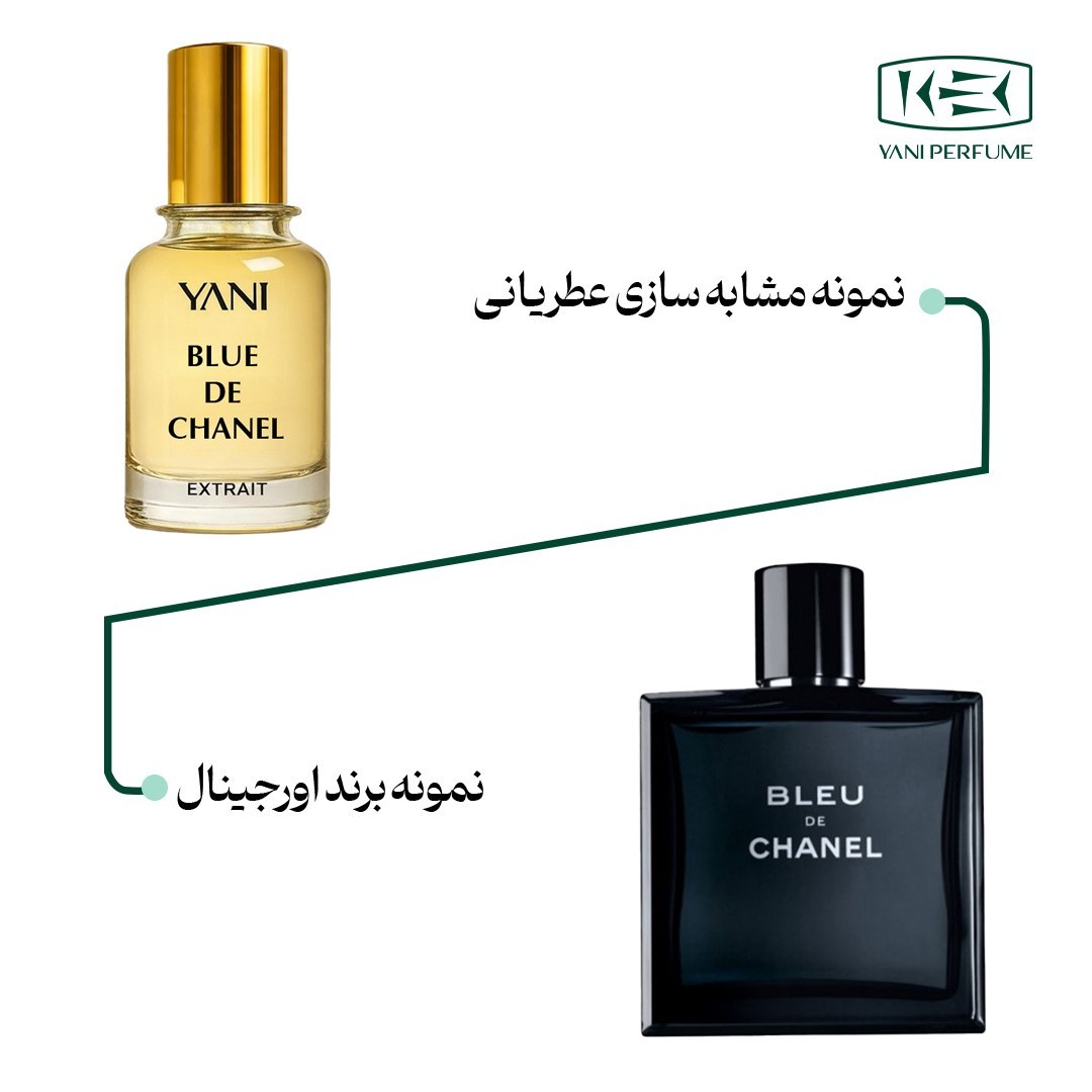 عطر بلو شنل با رایحه خنک حجم 50 میلی لیتر از برند عطریانی