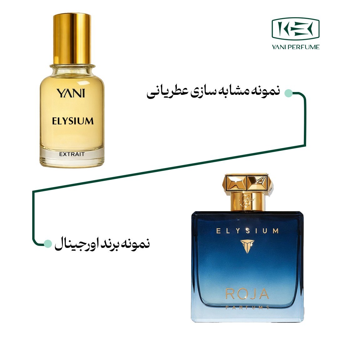 عطر رژا داو الیزیوم با رایحه خنک حجم 50 میلی لیتر از برند عطریانی