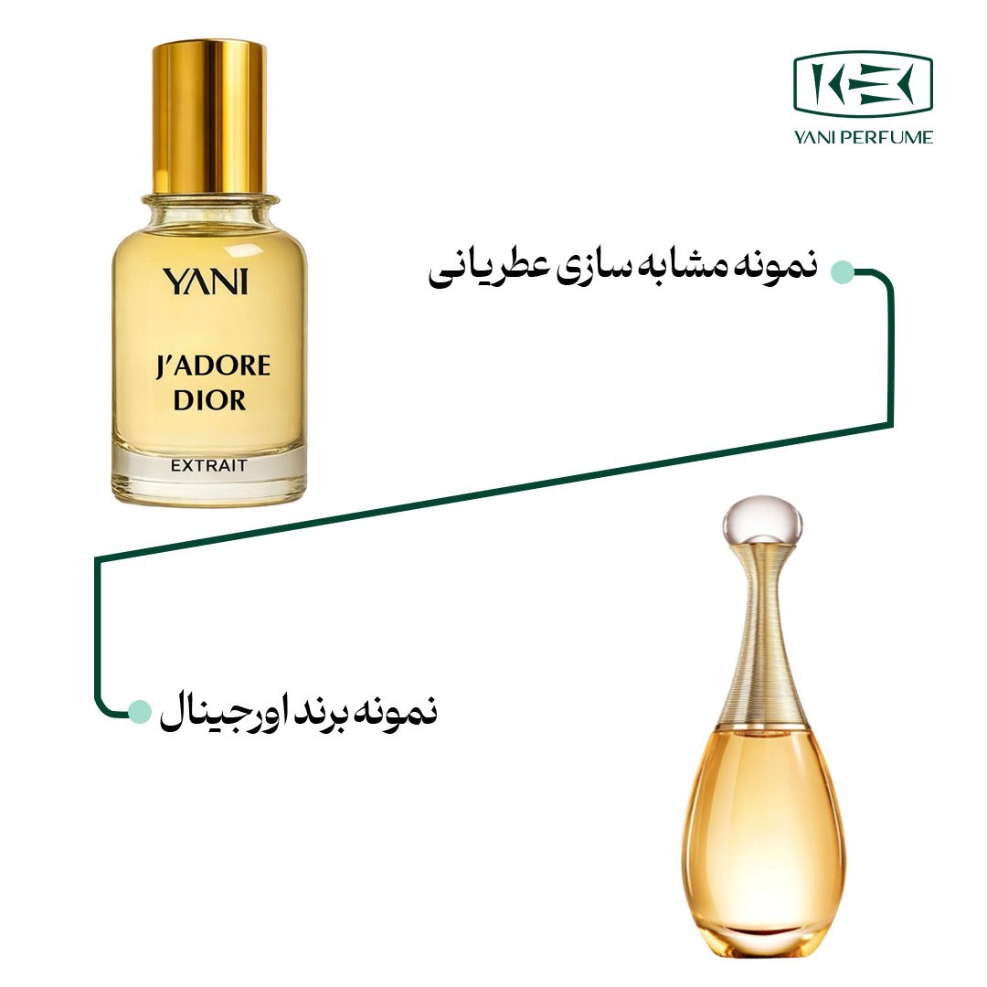 عطر زنانه دیور جادور با رایحه گلی میوه ای و 50 میل اکسترا دپرفیوم عطریانی