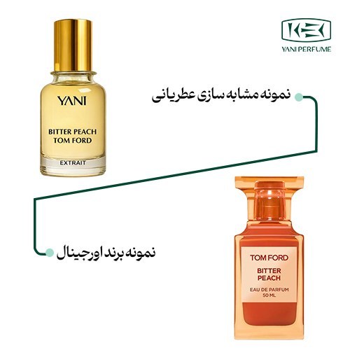عطر تامفورد بیتر پیچ با رایحه معتدل و میوه ای حجم 50 میل غلظت اکسترا د پرفیوم عطریانی