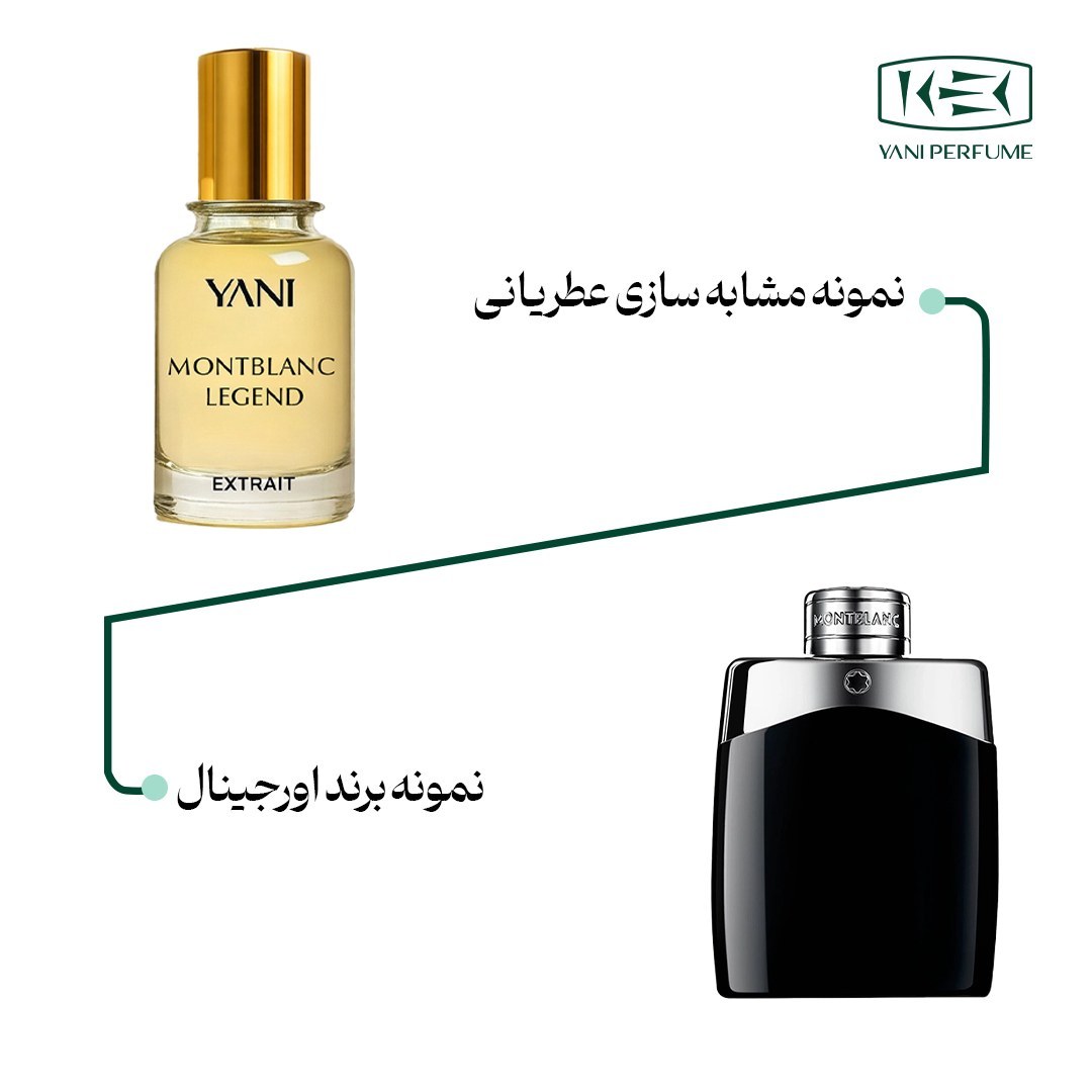 عطر مون بلان لجند باطبع معتدل و حجم 50 میل اکسترا دپرفیوم از برند عطریانی