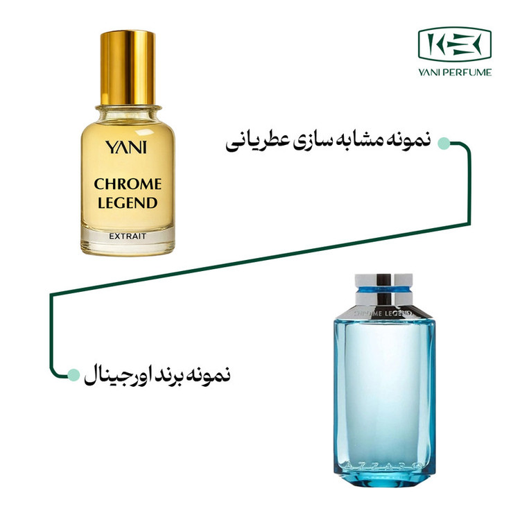 عطر آزارو کروم لجند با رایحه خنک حجم 50 میلی لیتر از برند عطریانی