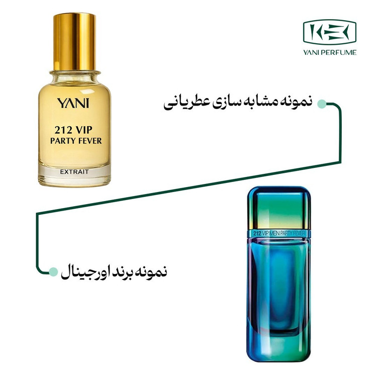 عطر 212 VIP پارتی فیور با رایحه معتدل حجم 50 میلی لیتر از برند عطریانی