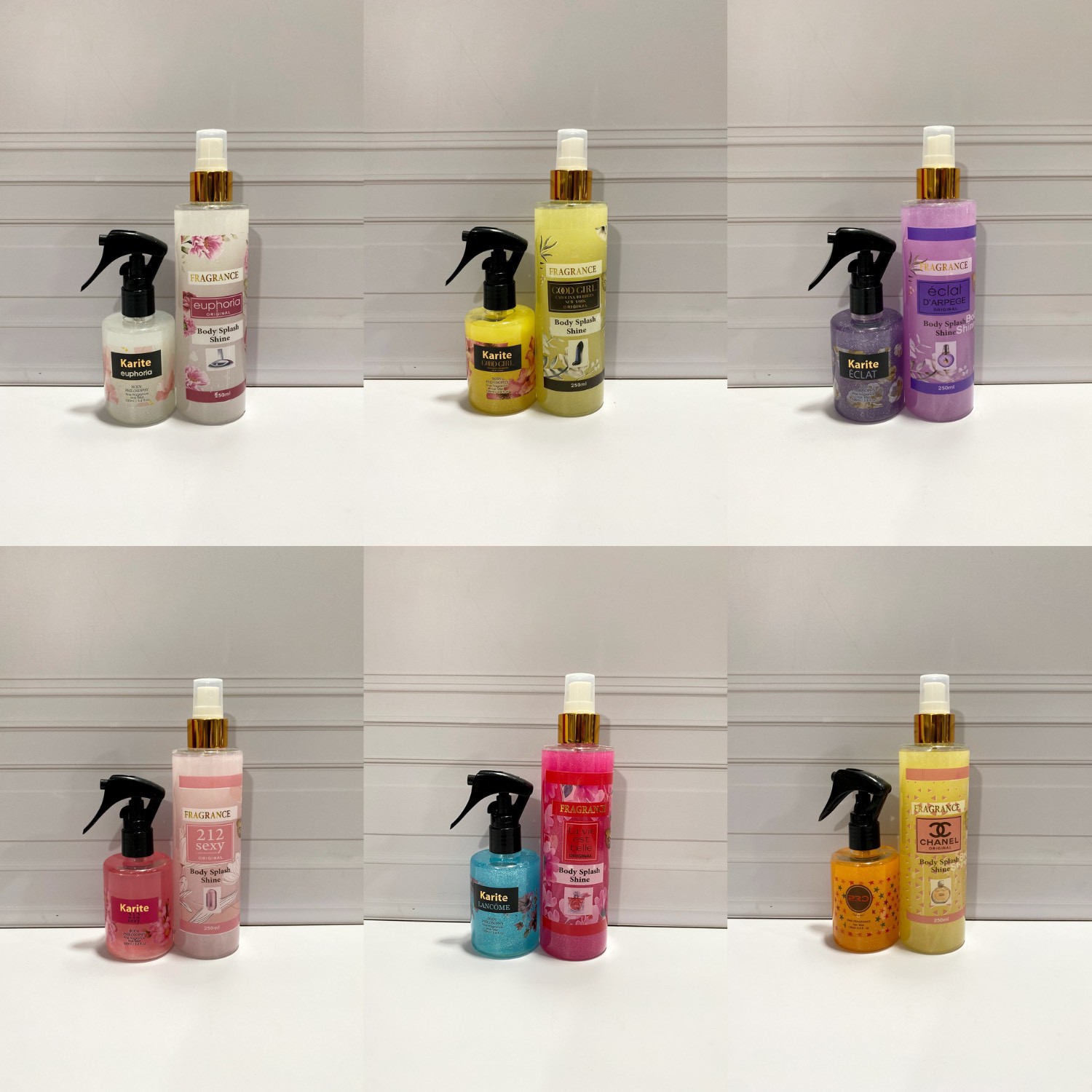 انواع ست بادی اسپلش و عطر مو