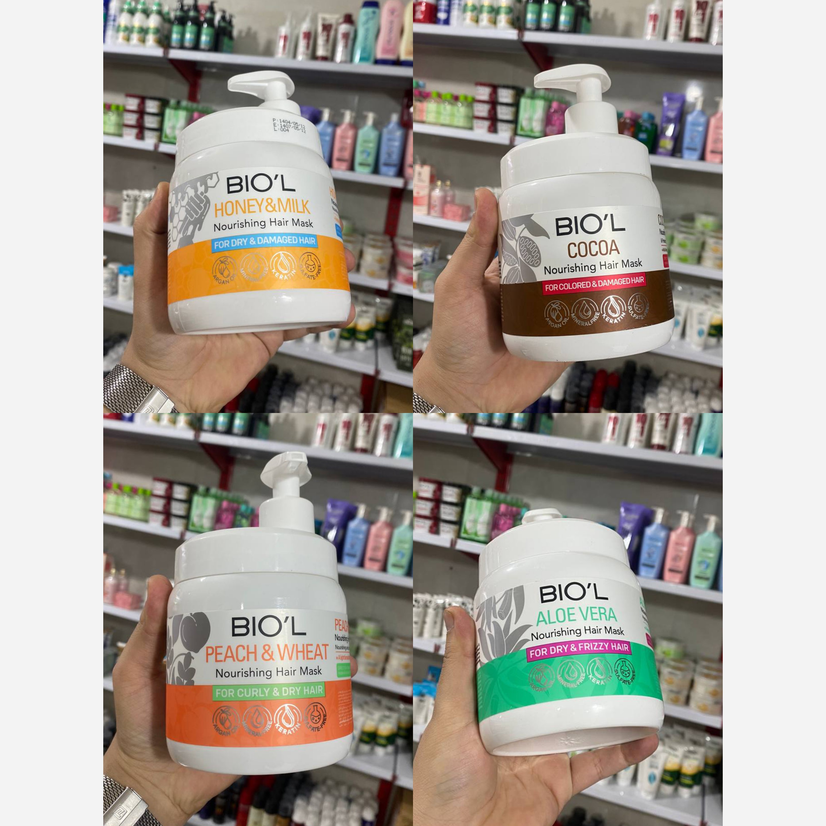 ماسک موی 500 میل با آبکشی بیول